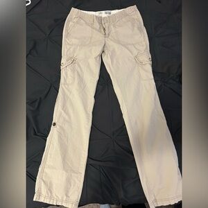 Converse Light Beige Cargo Shorts with Button Tabs